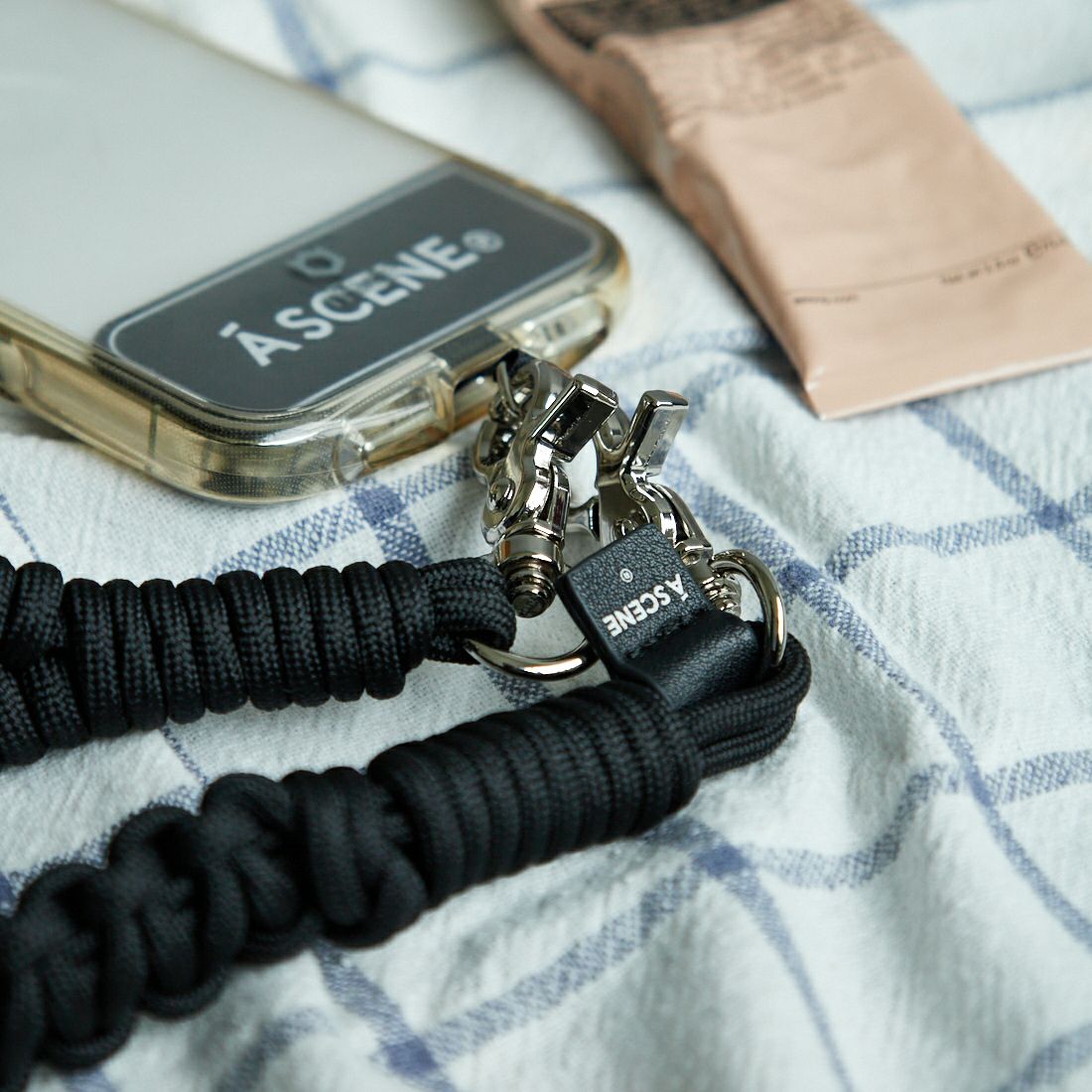 A SCENE [エーシーン] デザインパラコードストラップ [AS03-013] BLACK