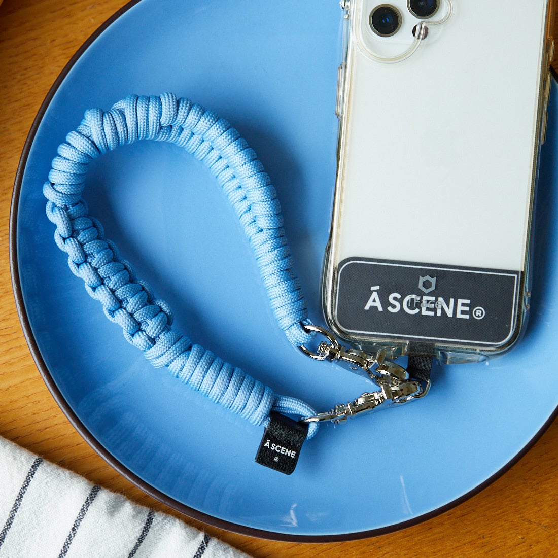 A SCENE [エーシーン] デザインパラコードストラップ [AS03-013] LT.BLUE