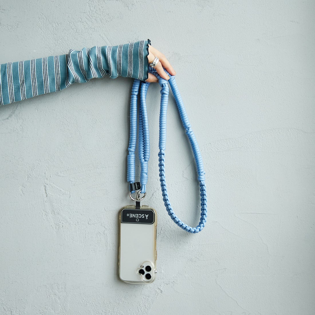 A SCENE [エーシーン] デザインパラコードショルダー [AS03-011] LT.BLUE