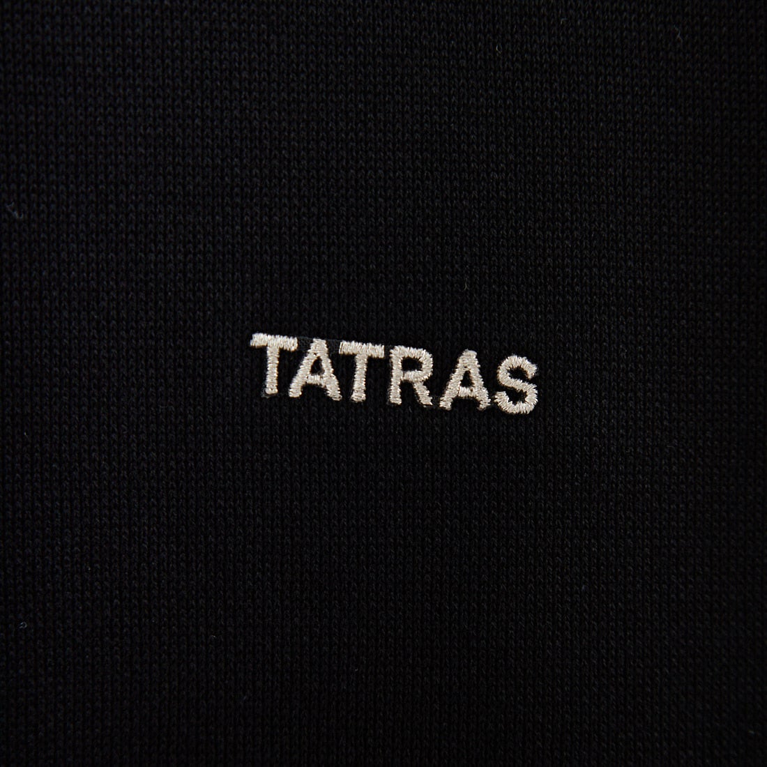 TATRAS [タトラス] 別注 LANIS ワンポイントロゴ クルーネックスウェット [MJXA0466063968-JF] 01 BLACK