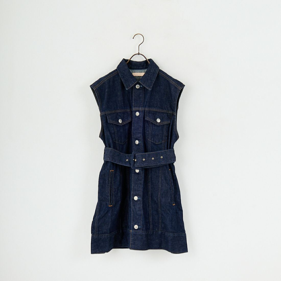 SOMETHING [サムシング] ベルテッドデニムジャケット [SAT005] 00 O.W