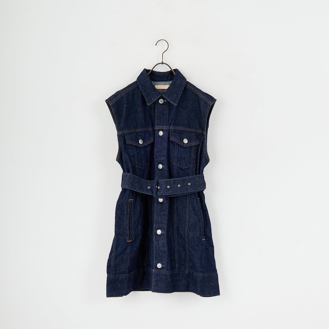 SOMETHING [サムシング] ベルテッドデニムジャケット [SAT005] 00 O.W