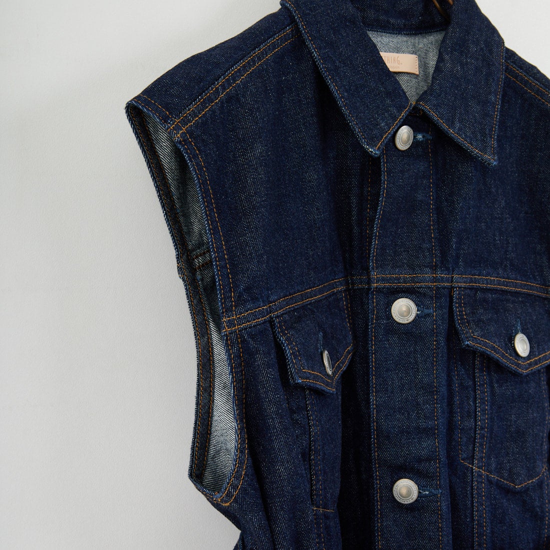 SOMETHING [サムシング] ベルテッドデニムジャケット [SAT005] 00 O.W