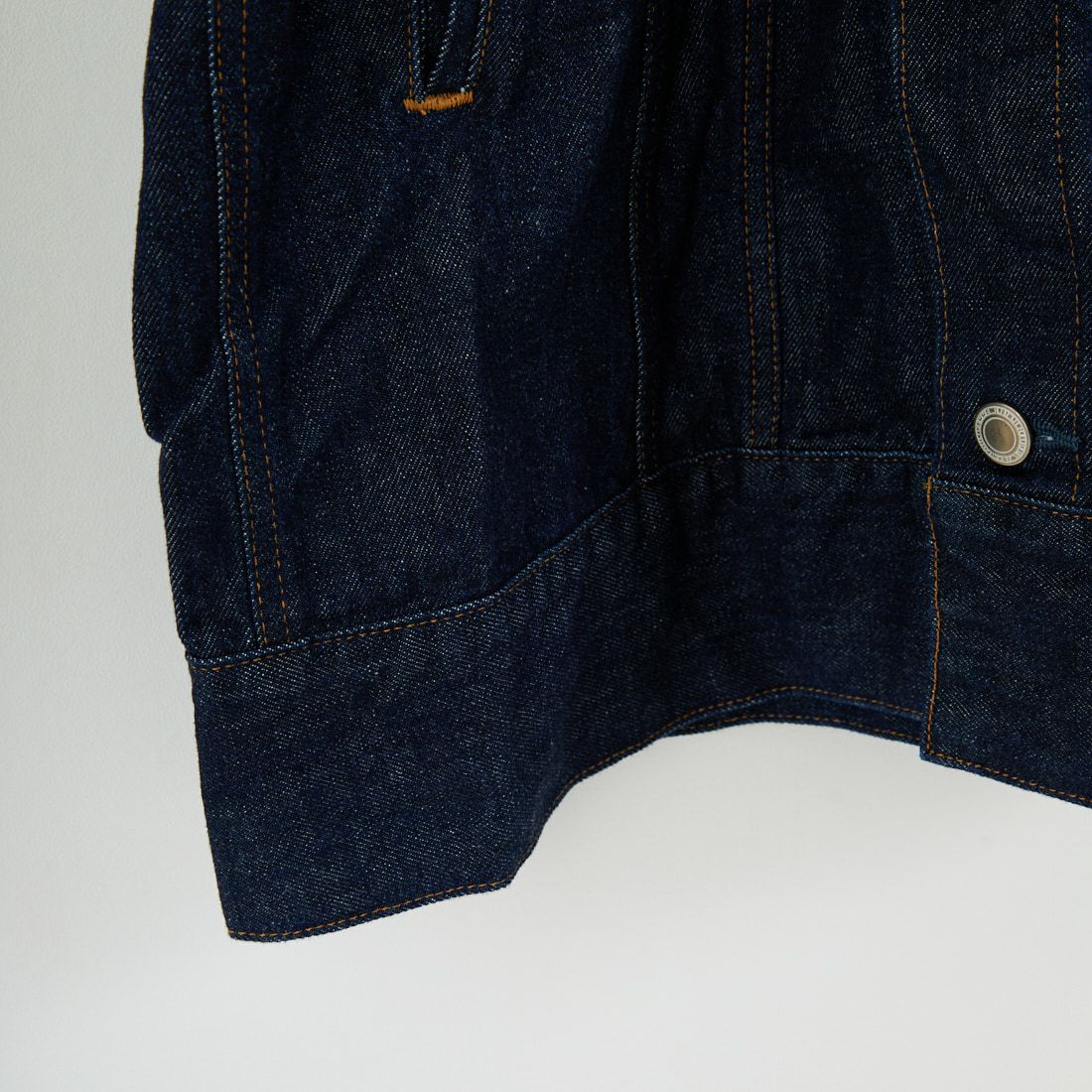SOMETHING [サムシング] ベルテッドデニムジャケット [SAT005] 00 O.W