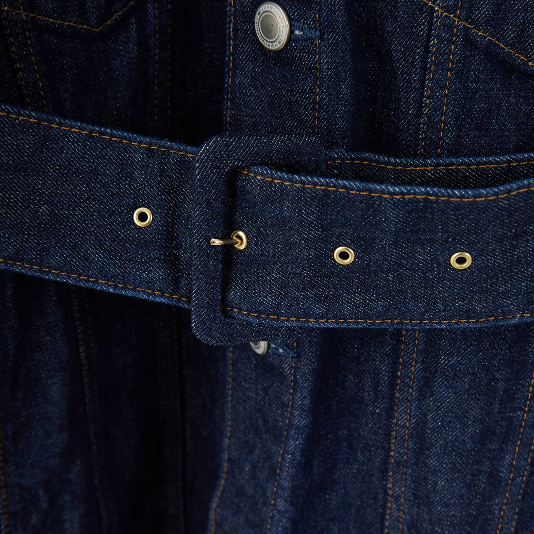 SOMETHING [サムシング] ベルテッドデニムジャケット [SAT005] 00 O.W