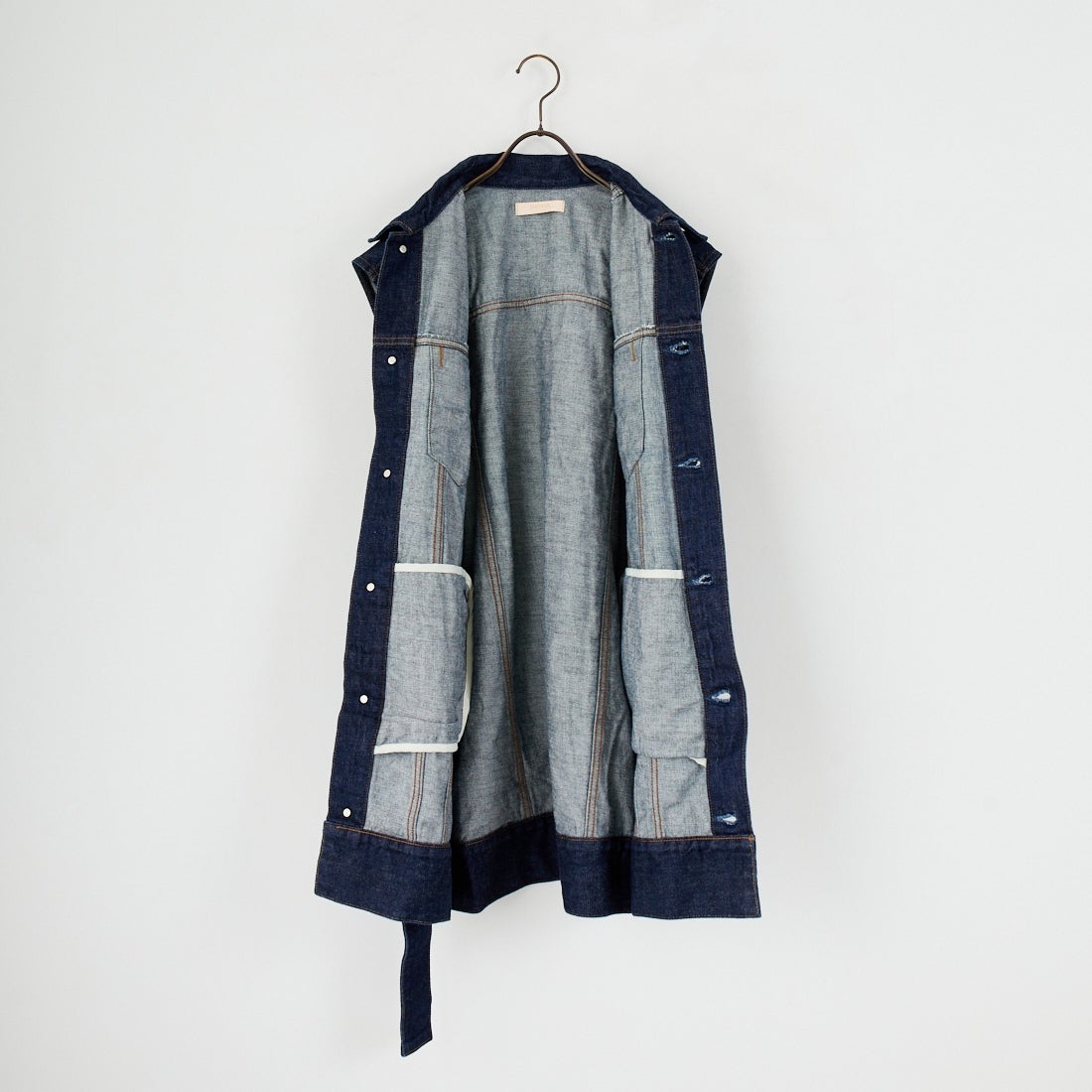 SOMETHING [サムシング] ベルテッドデニムジャケット [SAT005] 00 O.W