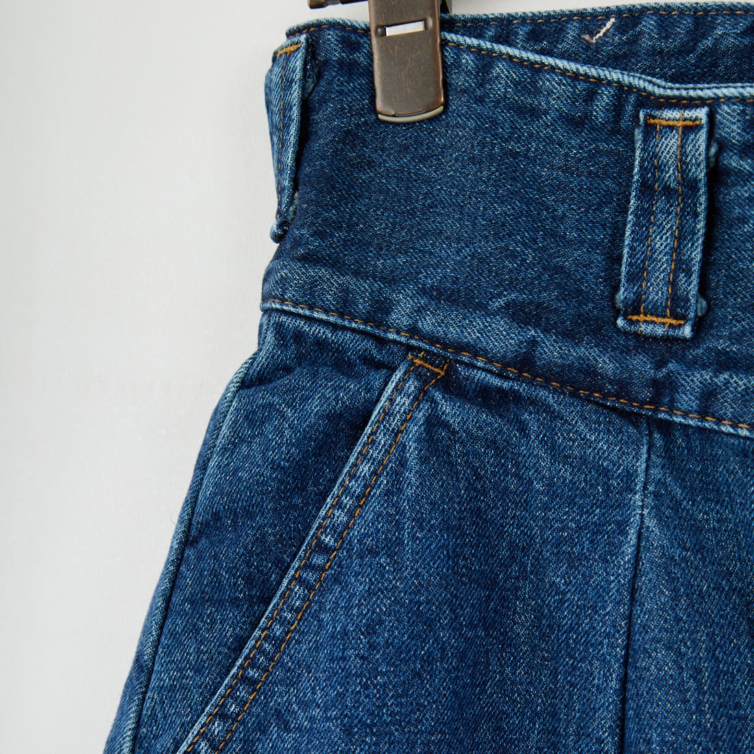 SOMETHING [サムシング] デニムハーフパンツ [SA1800] 40 MID BLU