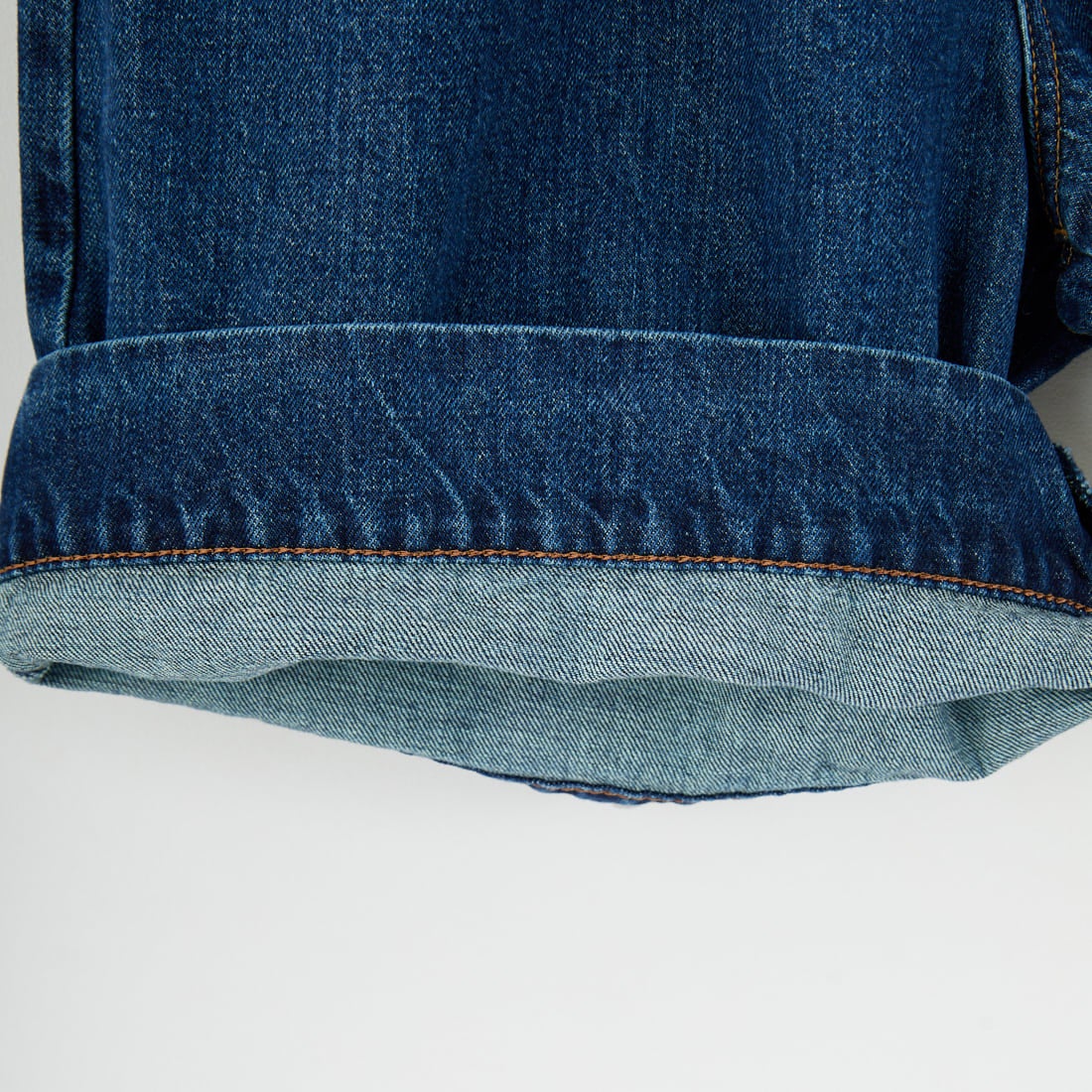 SOMETHING [サムシング] デニムハーフパンツ [SA1800] 40 MID BLU