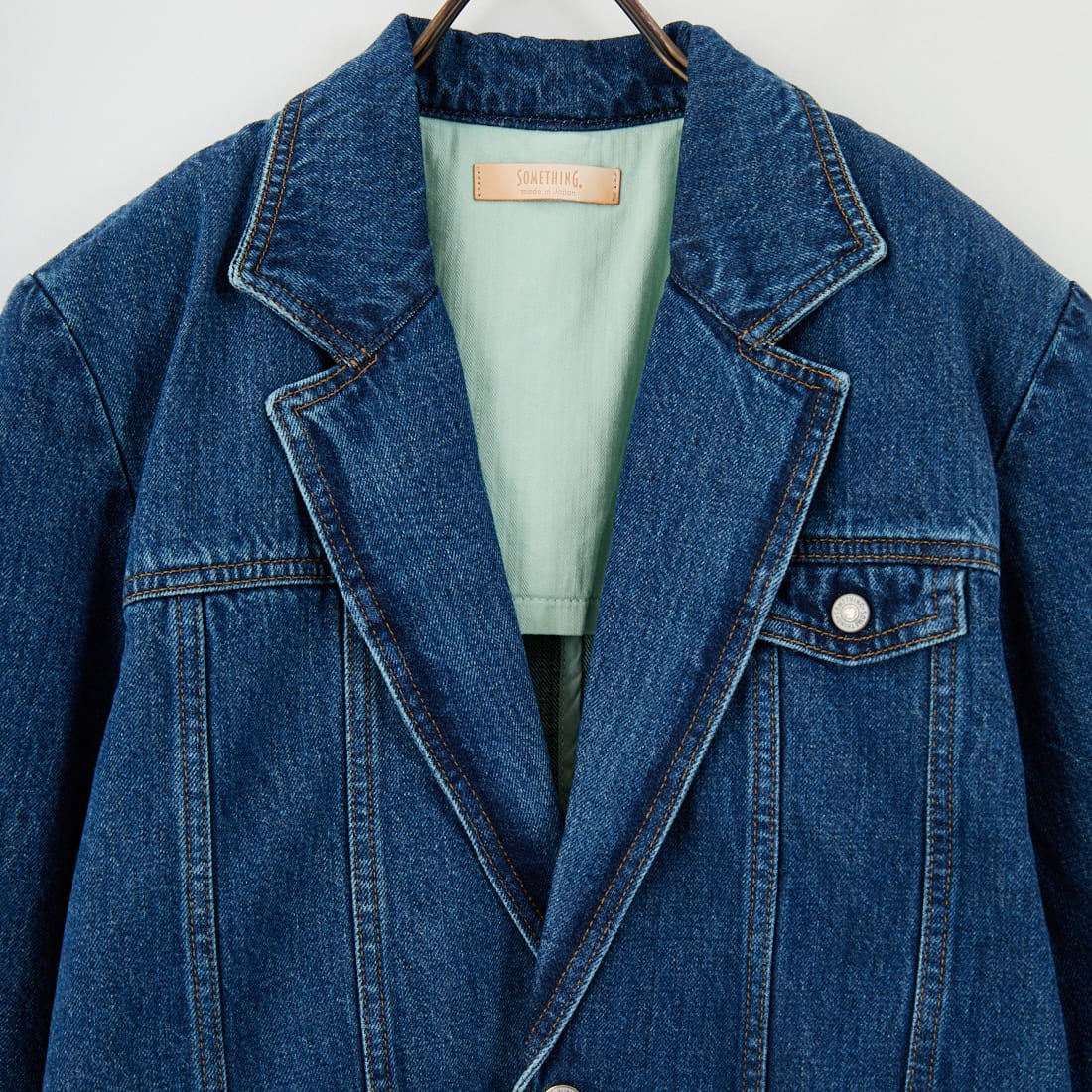 SOMETHING [サムシング] デニムブレザー [SAT006] 40 MID BLU