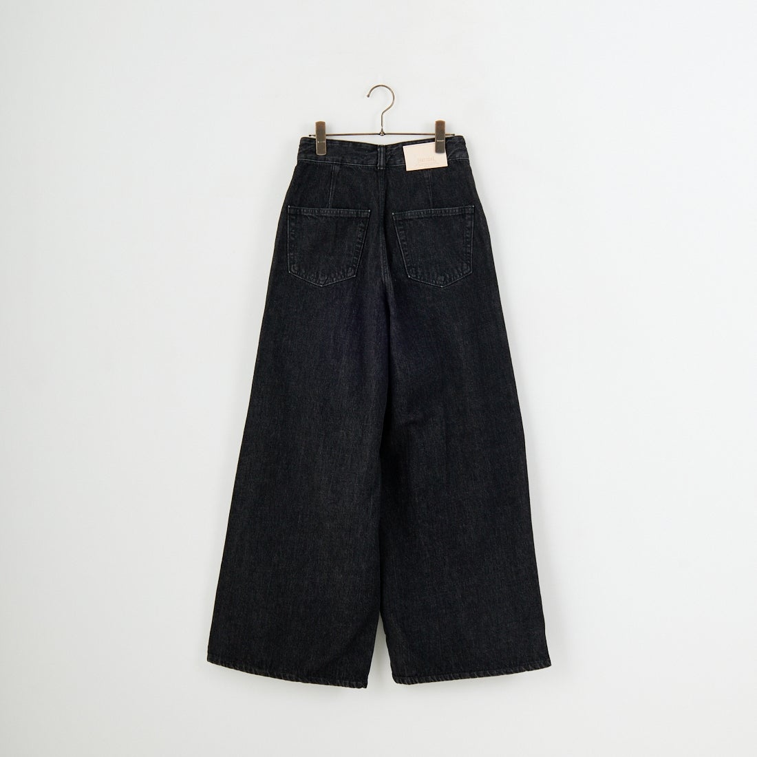 SOMETHING [サムシング] ラップワイドパンツ [SA1105] 83 BLACK