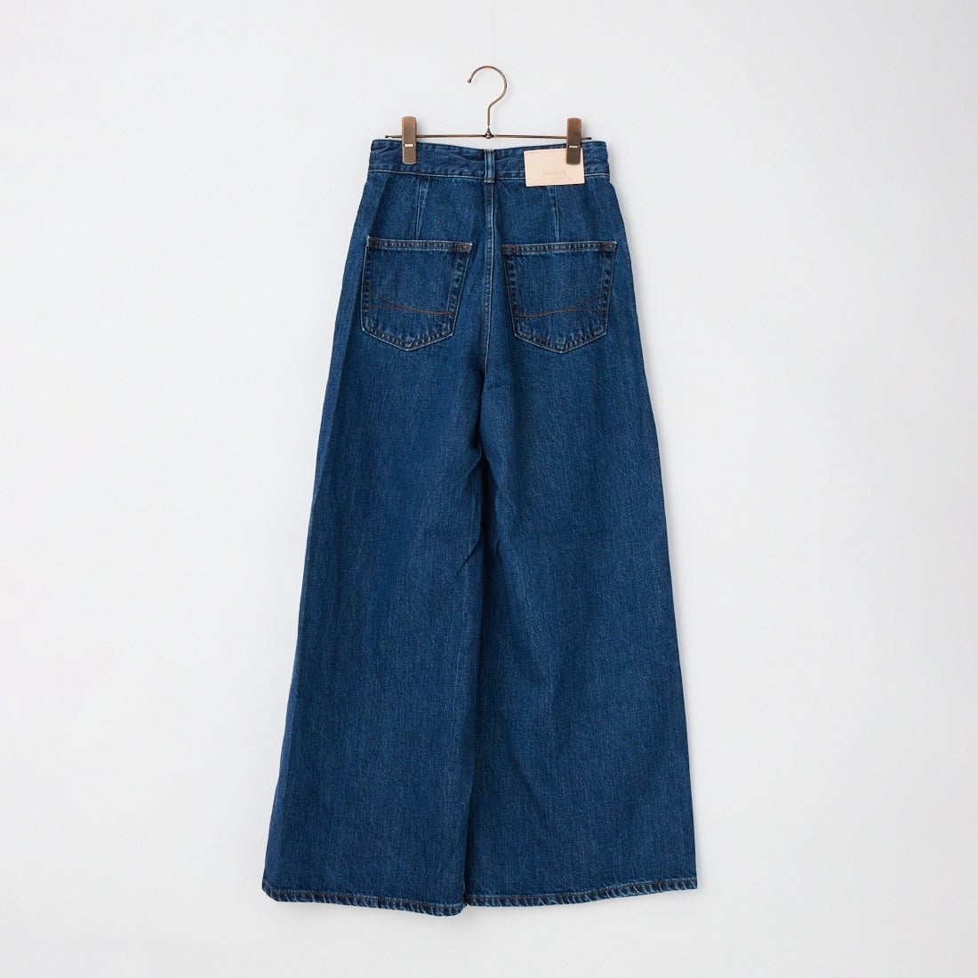 SOMETHING [サムシング] ラップワイドパンツ [SA1105] 40 MIDBLUE