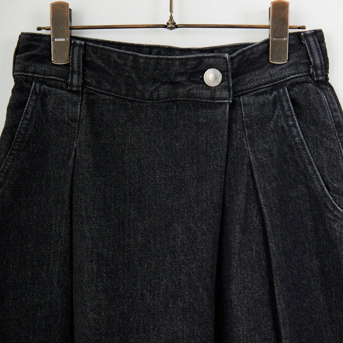 SOMETHING [サムシング] ラップワイドパンツ [SA1105] 83 BLACK