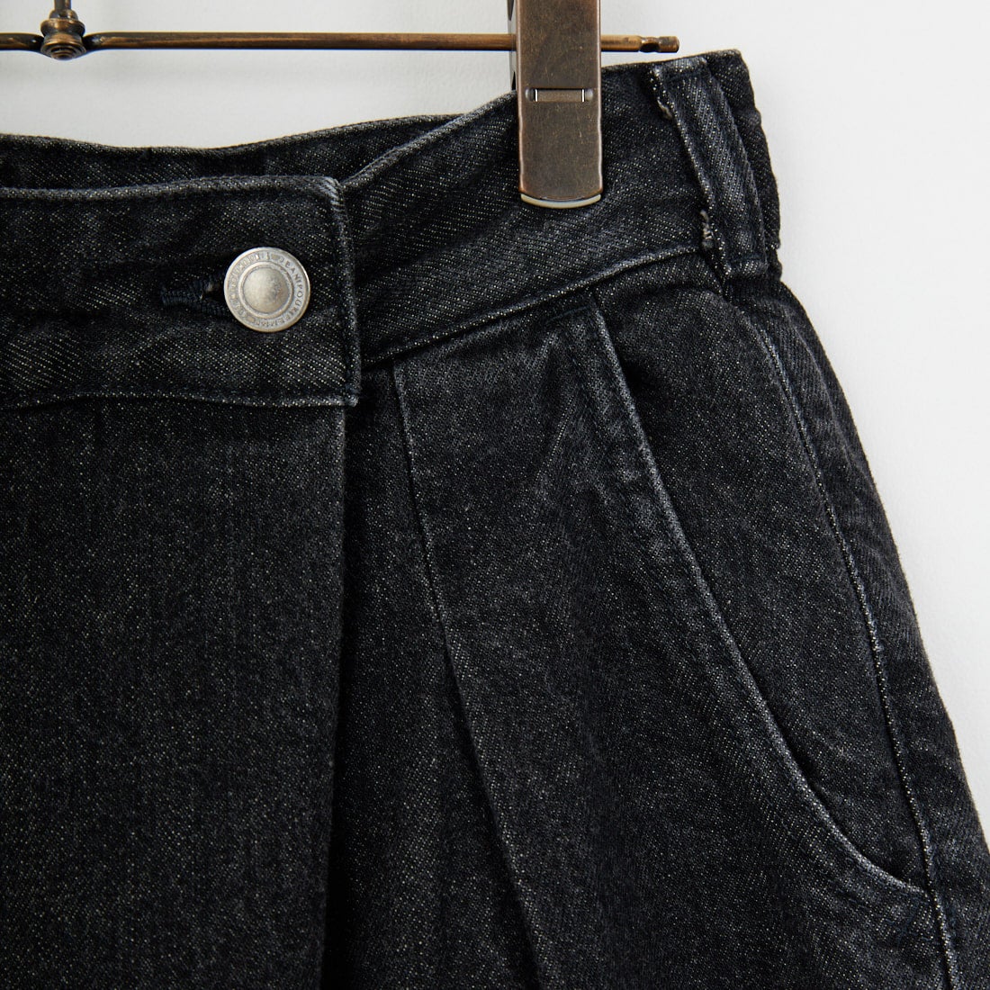 SOMETHING [サムシング] ラップワイドパンツ [SA1105] 83 BLACK