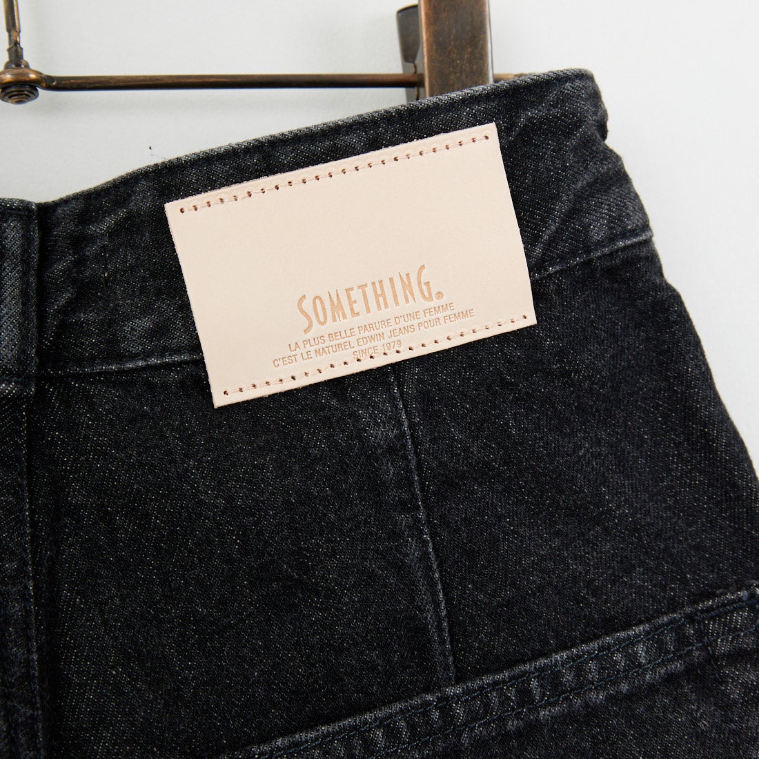 SOMETHING [サムシング] ラップワイドパンツ [SA1105] 83 BLACK