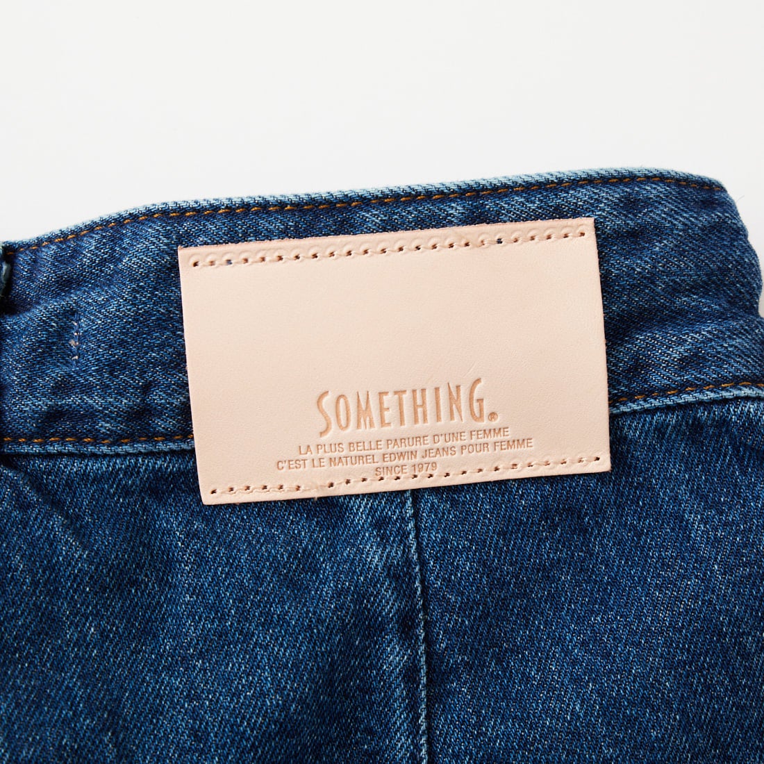 SOMETHING [サムシング] ラップワイドパンツ [SA1105] 40 MIDBLUE