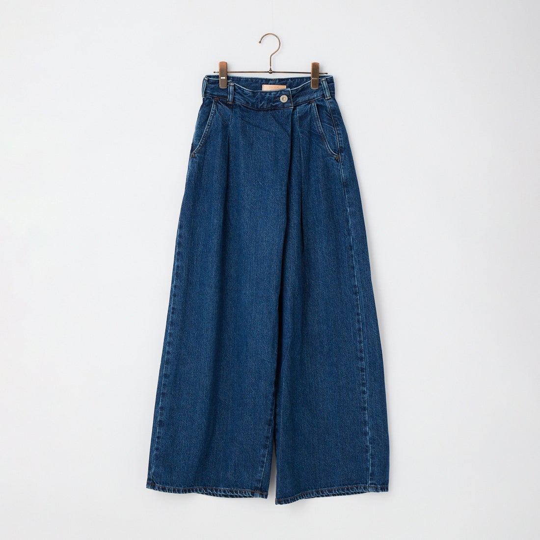 SOMETHING [サムシング] ラップワイドパンツ [SA1105] 40 MIDBLUE