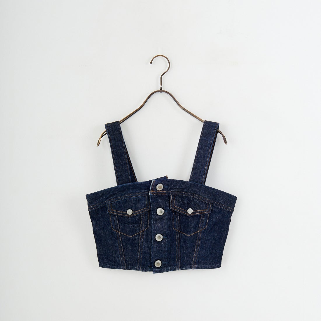 SOMETHING [サムシング] デニムビスチェ [SAT001] 00 O.W