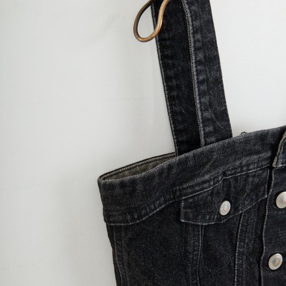 SOMETHING [サムシング] デニムビスチェ [SAT001] 83 BLACK