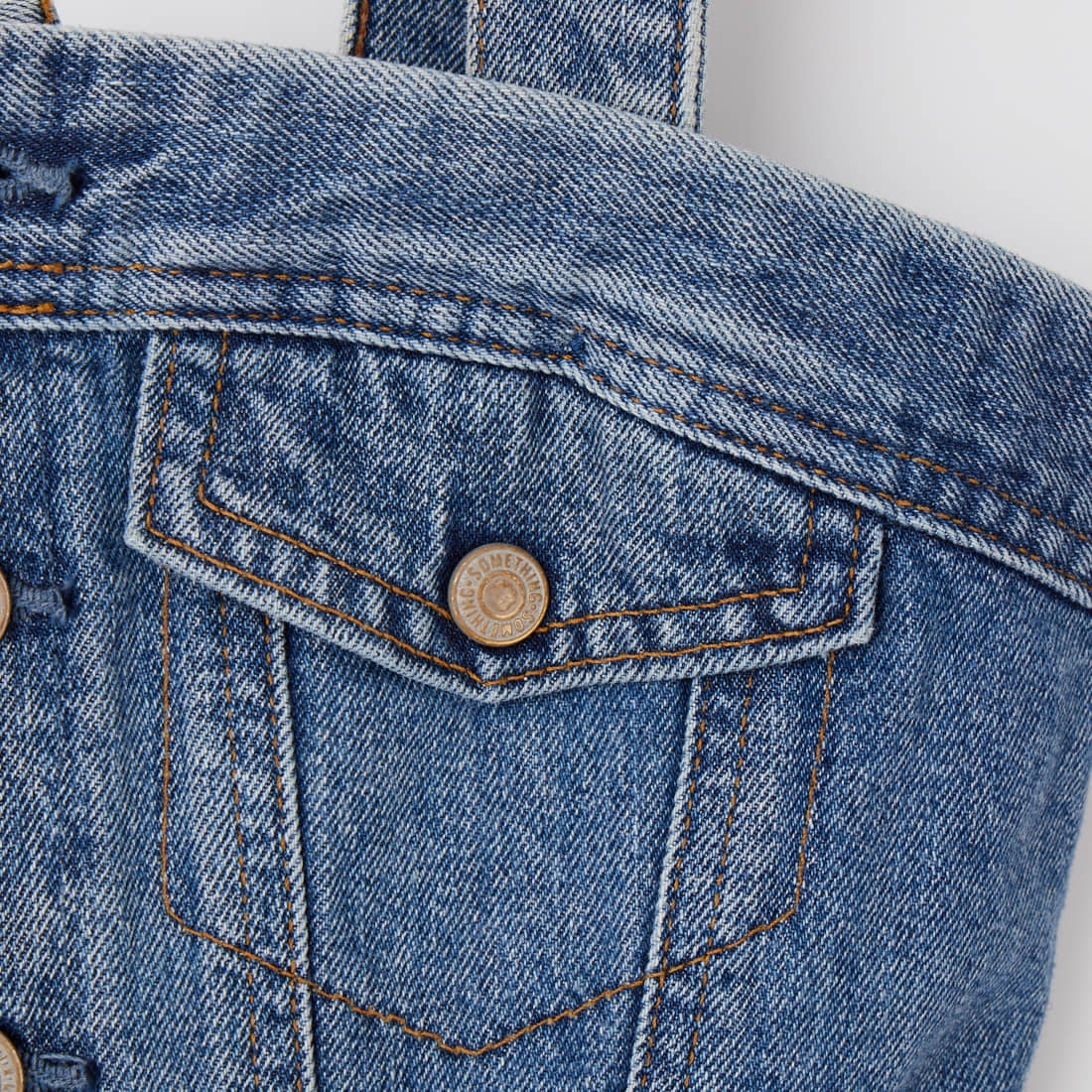 SOMETHING [サムシング] デニムビスチェ [SAT001] 94 L.BLUE