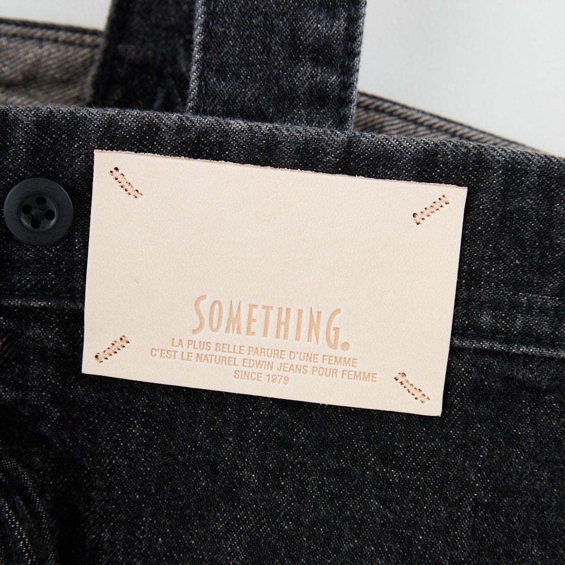 SOMETHING [サムシング] デニムビスチェ [SAT001] 83 BLACK