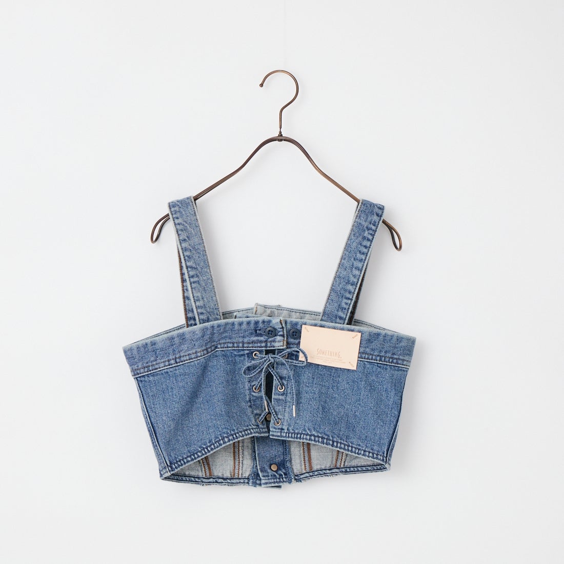 【新品】ダブルスタンダードクロージング デニム ビスチェ Gathering Tape Denim Bustier｜調節可能なデニムビスチェ – MARTE