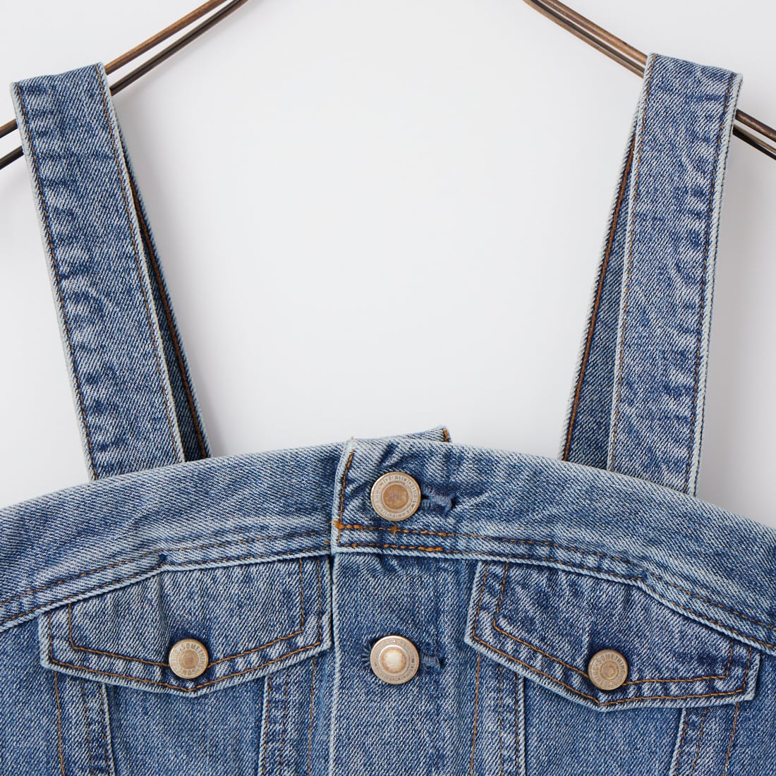 SOMETHING [サムシング] デニムビスチェ [SAT001] 94 L.BLUE