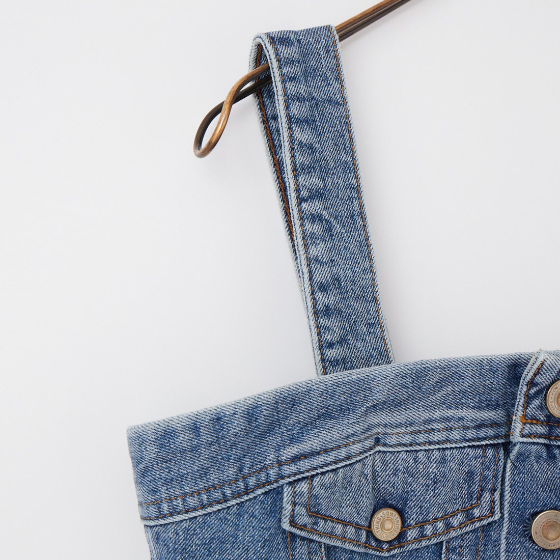 SOMETHING [サムシング] デニムビスチェ [SAT001] 94 L.BLUE