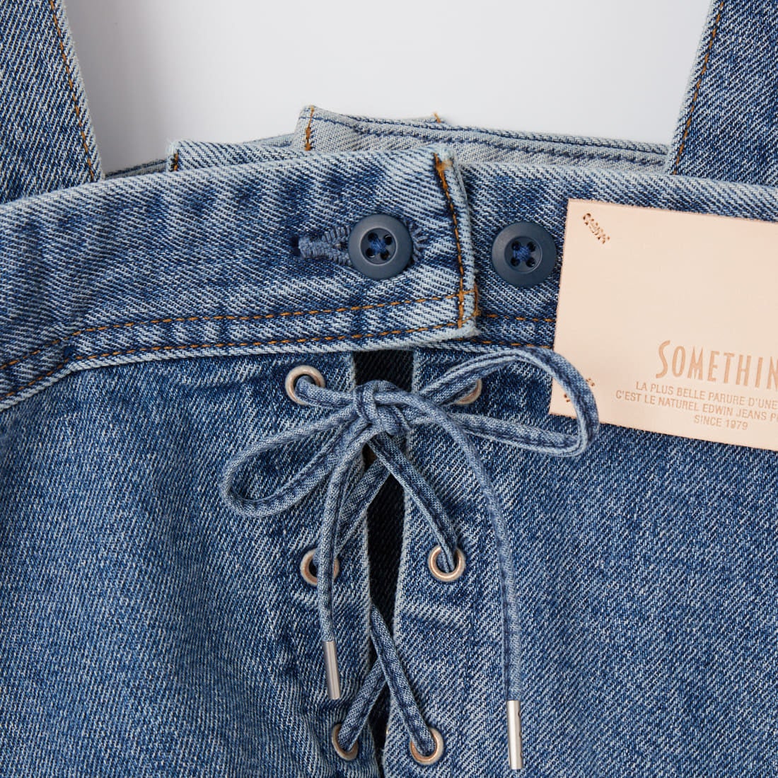 SOMETHING [サムシング] デニムビスチェ [SAT001] 94 L.BLUE