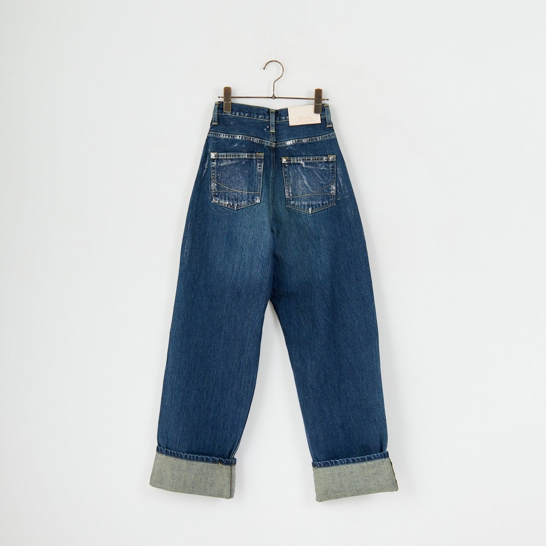 SOMETHING [サムシング] スーパーハイライズワイドストレートデニムパンツ [SA1000] 940 FOIL B