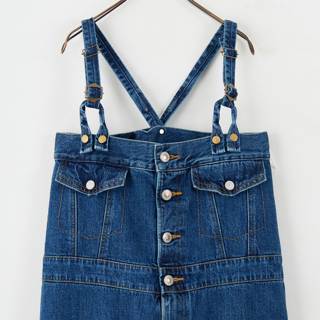 SOMETHING [サムシング] 3WAYデニムサロペット [SA1905] 40 MID BLU