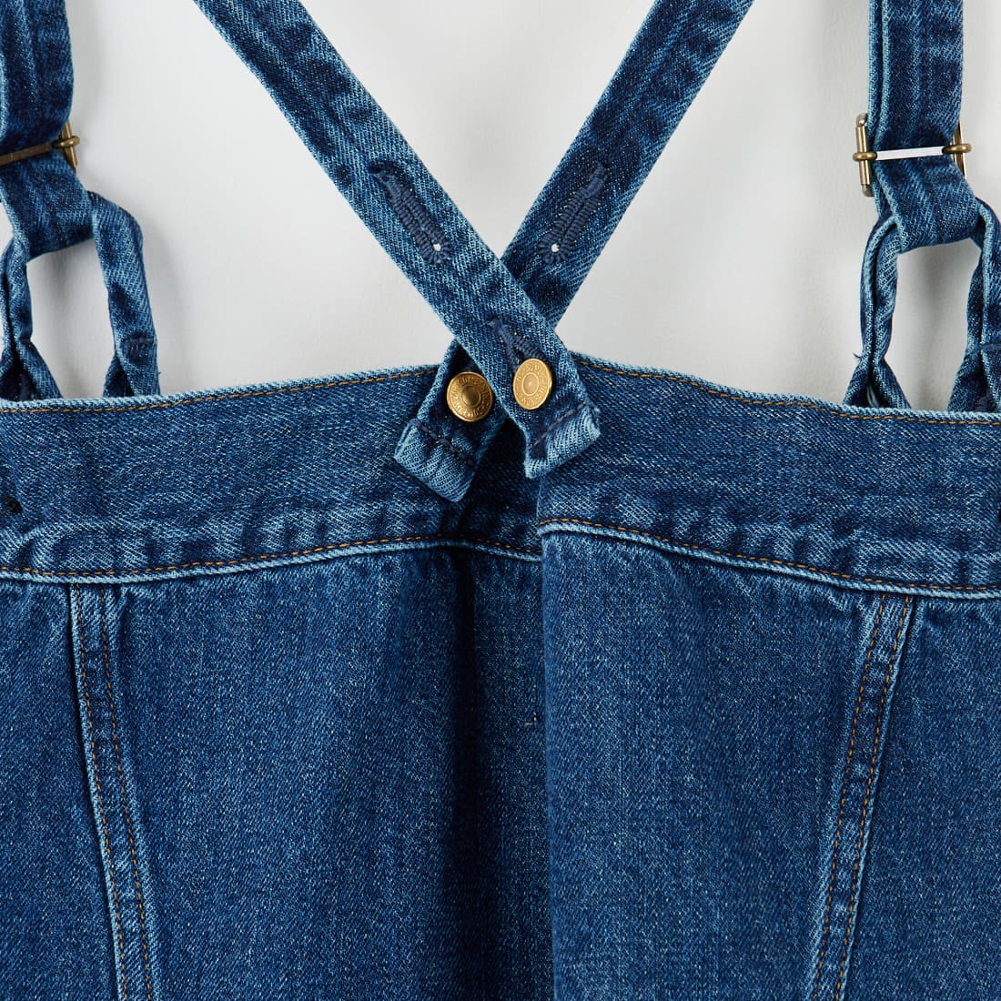 SOMETHING [サムシング] 3WAYデニムサロペット [SA1905] 40 MID BLU