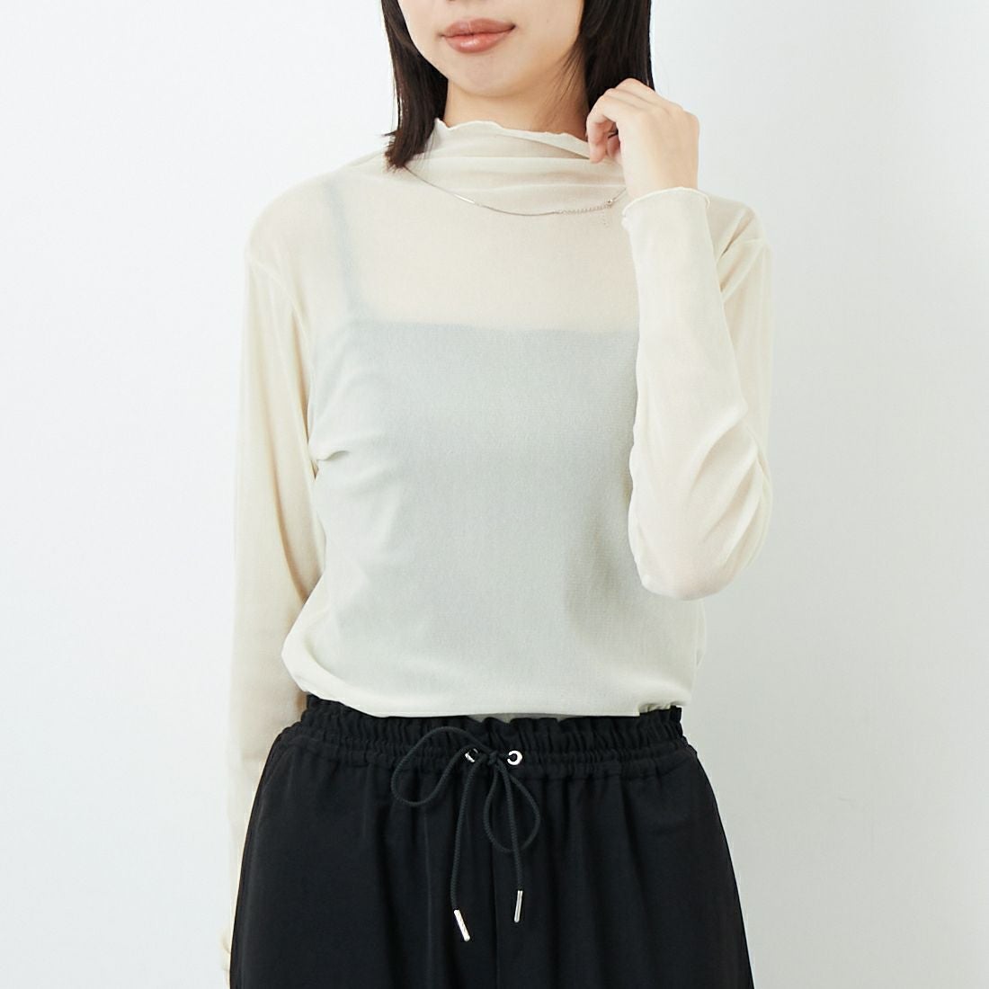 032 ｱｲﾎﾞﾘｰ&&モデル身長：162cm 着用サイズ：F&&