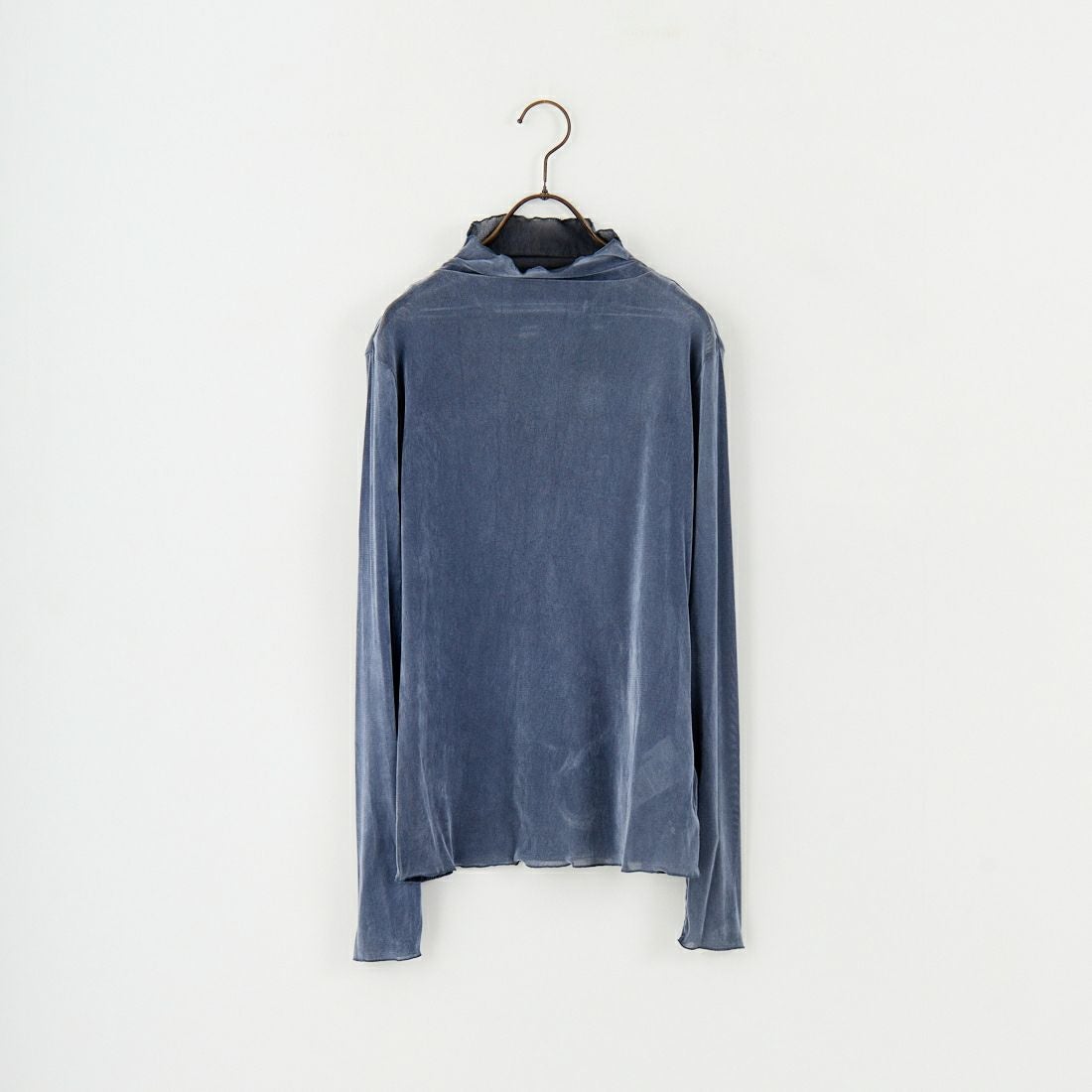 USINE [ユジーヌ] フロッキーチュールタートルネックTシャツ [21256065] 070 ﾌﾞﾙｰｸﾞ