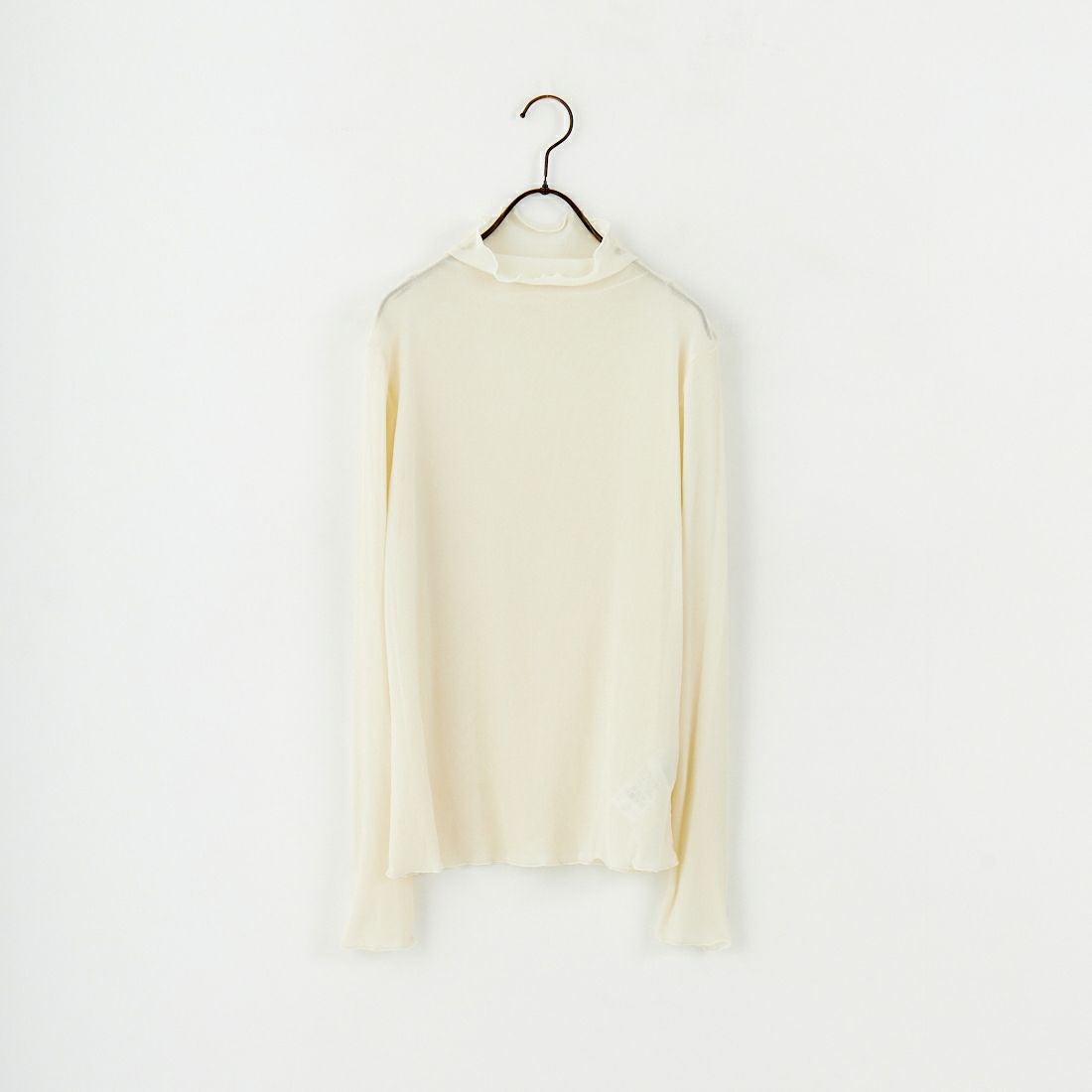 USINE [ユジーヌ] フロッキーチュールタートルネックTシャツ [21256065] 032 ｱｲﾎﾞﾘｰ