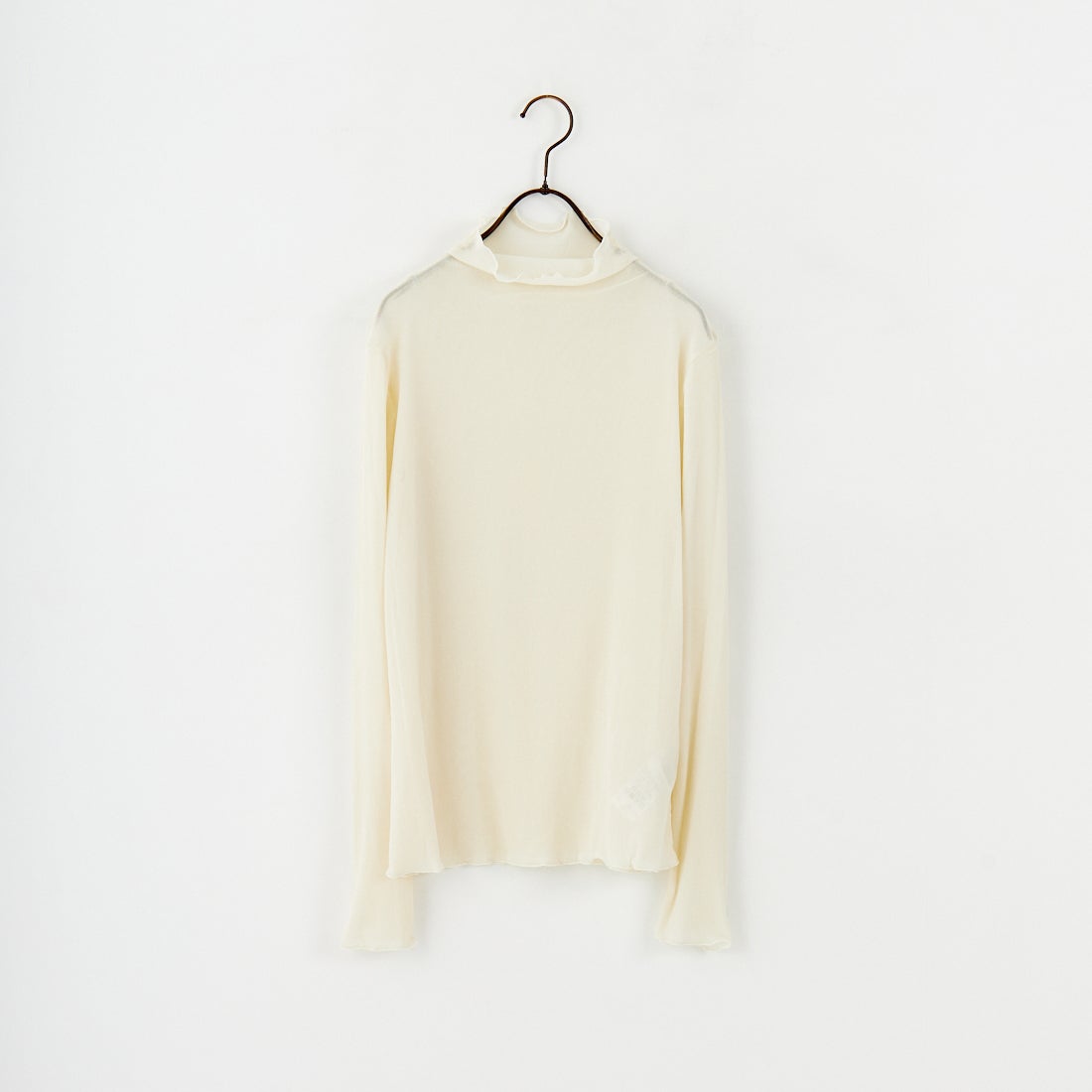USINE [ユジーヌ] フロッキーチュールタートルネックTシャツ [21256065] 032 ｱｲﾎﾞﾘｰ