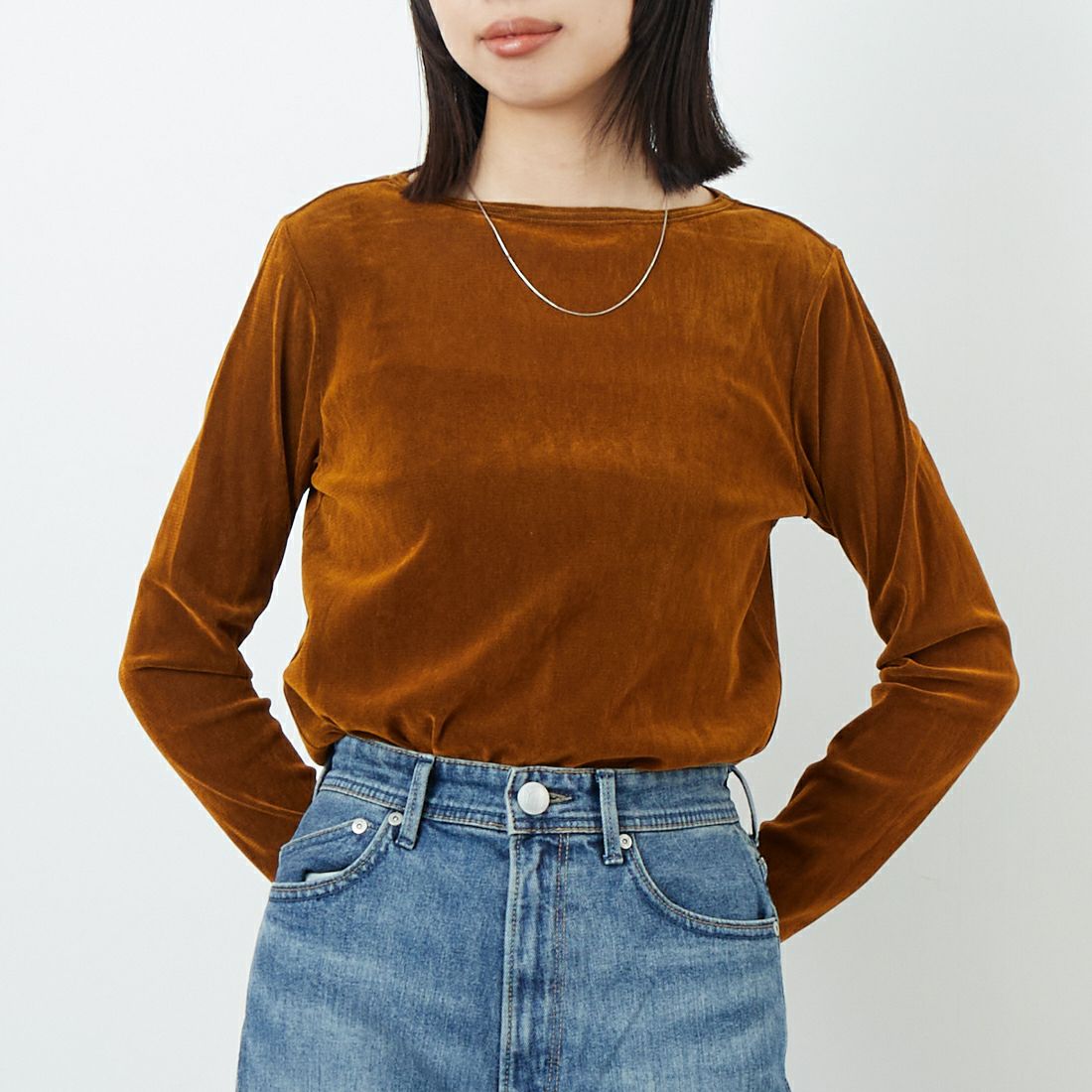 044 ｷｬﾒﾙ &&モデル身長：162cm 着用サイズ：F&&