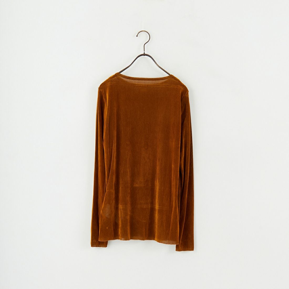 USINE [ユジーヌ] フロッキーチュールボートネックTシャツ [21256064] 044 ｷｬﾒﾙ