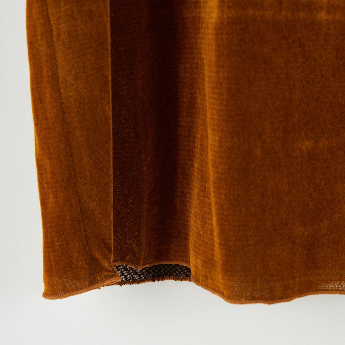 USINE [ユジーヌ] フロッキーチュールボートネックTシャツ [21256064] 044 ｷｬﾒﾙ