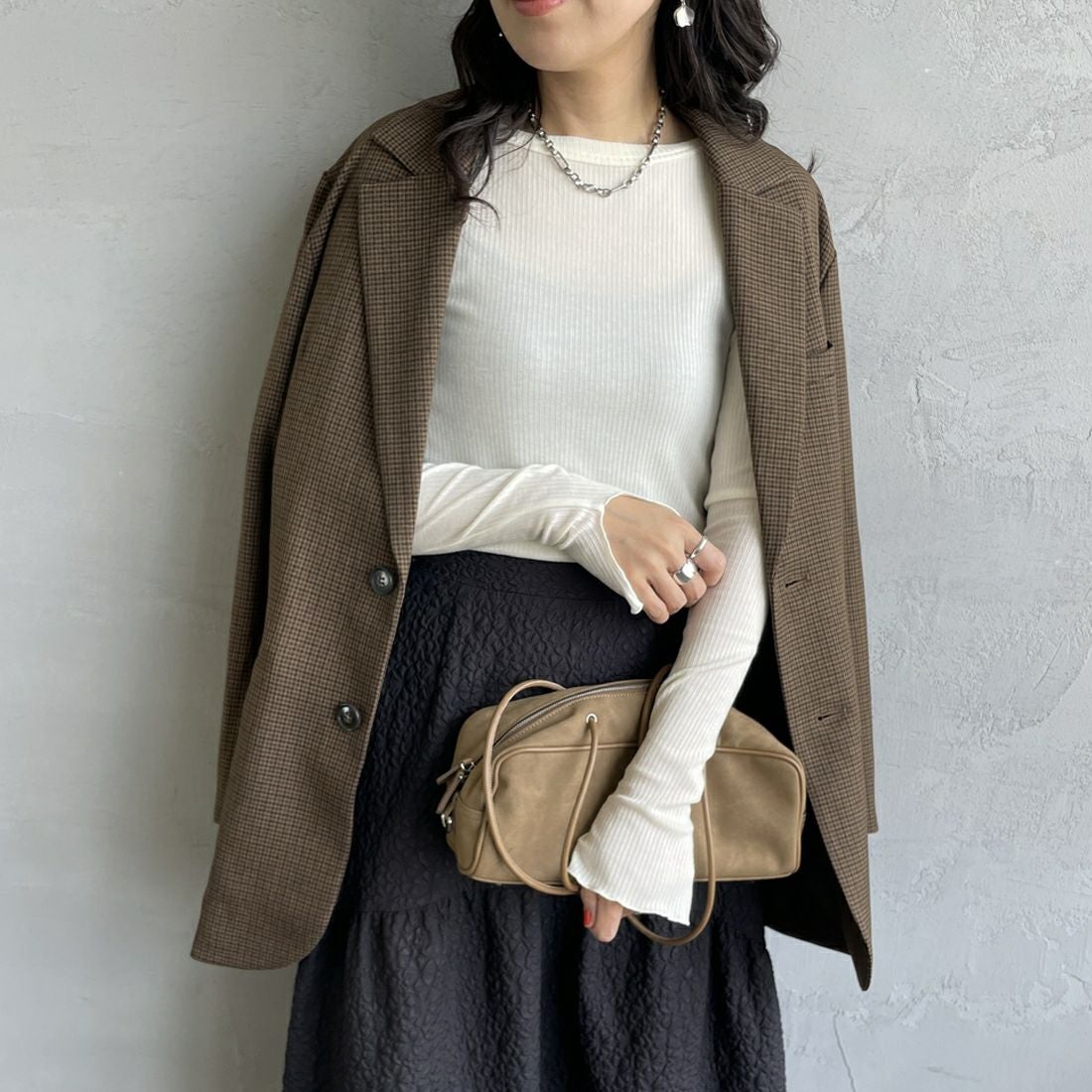 031 ｵﾌ&&モデル身長：160cm 着用サイズ：36&&