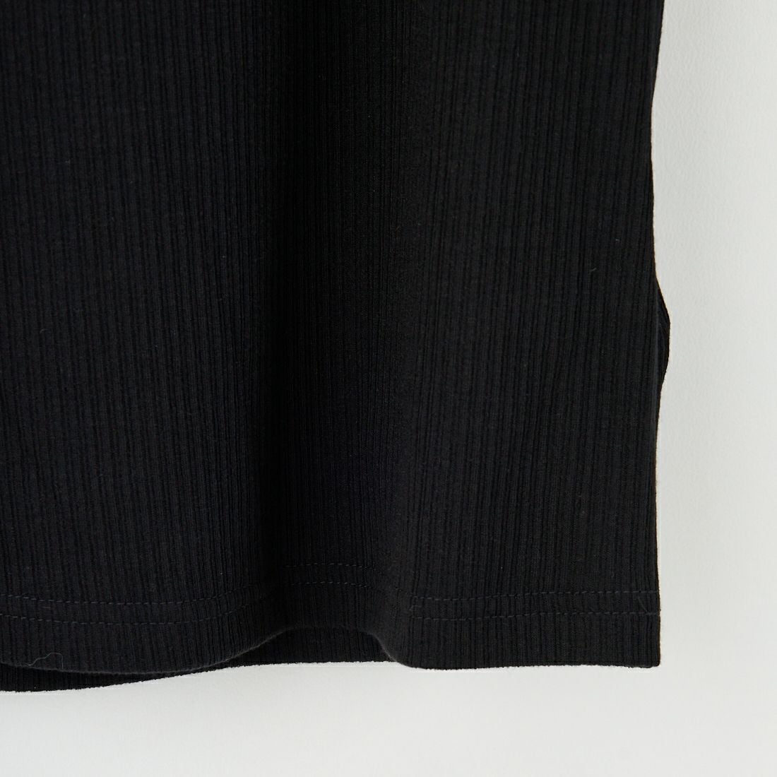 USINE [ユジーヌ] カシミアシルク シアーボートネックカットソー [21256066] 004 ﾌﾞﾗｯｸ