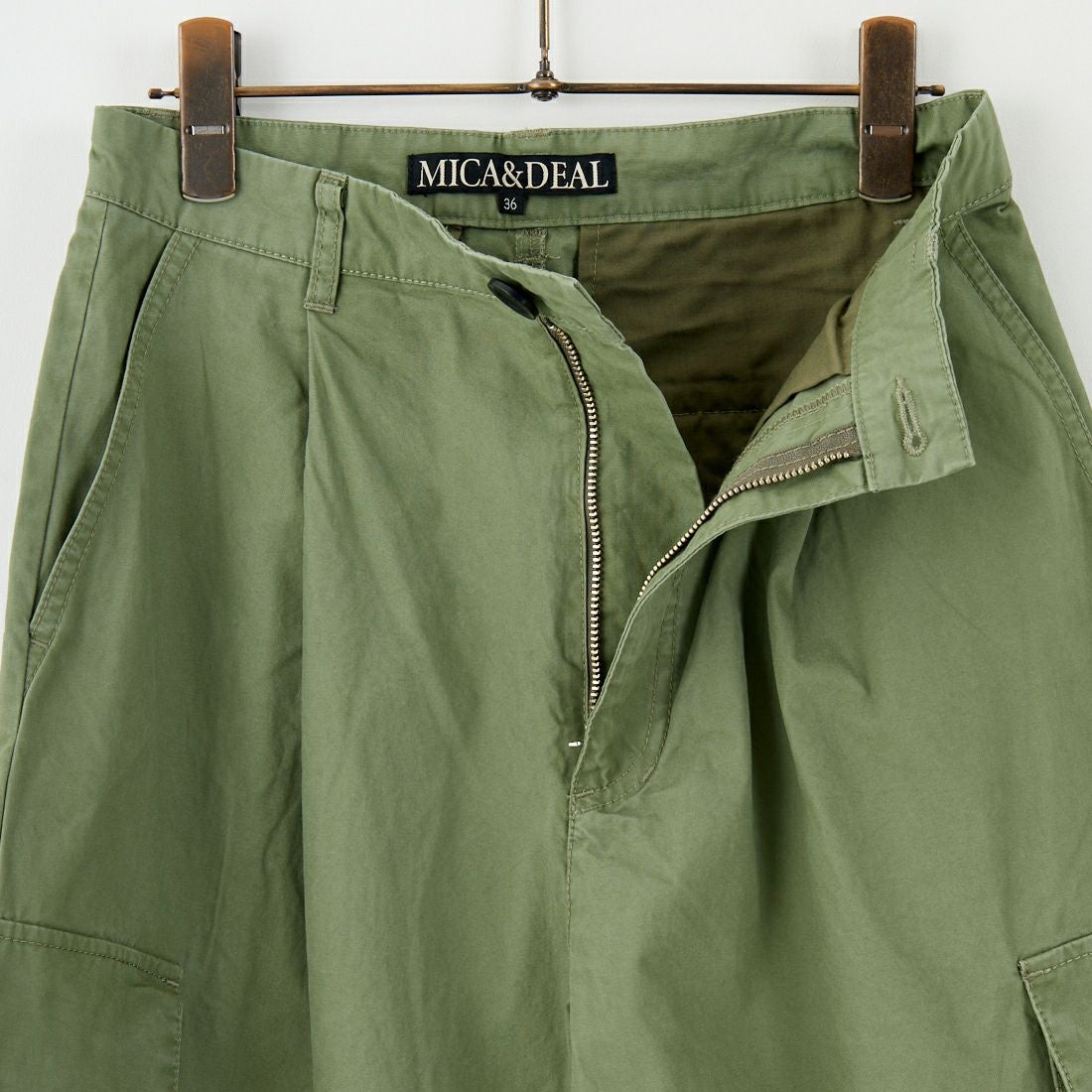 MICA&DEAL [マイカアンドディール] ウォッシュドカーゴパンツ [0125303227] KHAKI