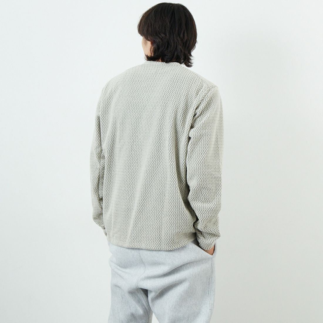 patagonia [パタゴニア] メンズ R1 エア・クルー [40236] PLCN &&モデル身長：179cm 着用サイズ：L&&