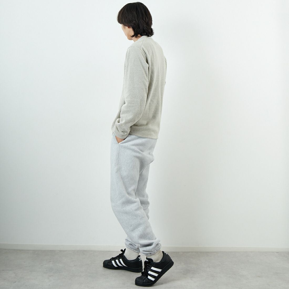 patagonia [パタゴニア] メンズ R1 エア・クルー [40236] PLCN &&モデル身長：179cm 着用サイズ：L&&