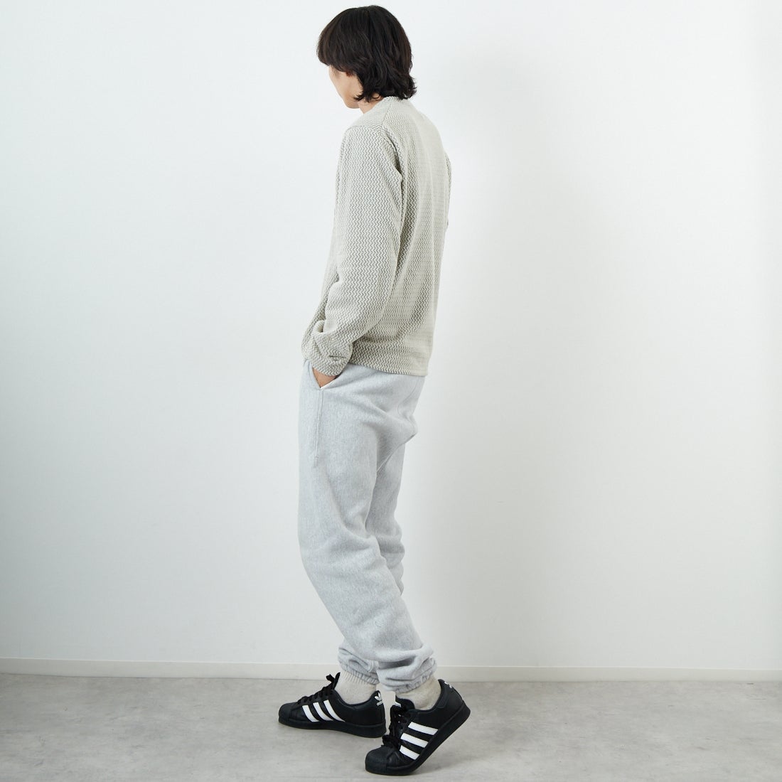 patagonia [パタゴニア] メンズ R1 エア・クルー [40236] PLCN &&モデル身長：179cm 着用サイズ：L&&