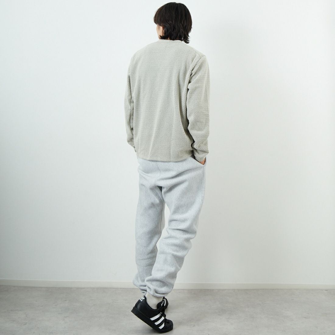 patagonia [パタゴニア] メンズ R1 エア・クルー [40236] PLCN &&モデル身長：179cm 着用サイズ：L&&