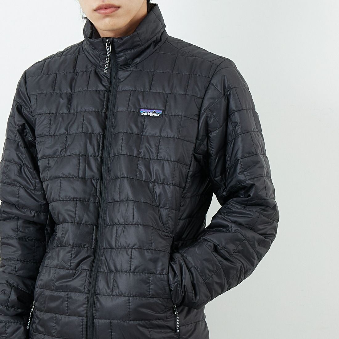 patagonia [パタゴニア] メンズ ナノパフジャケット [84213] BLK &&モデル身長：179cm 着用サイズ：M&&