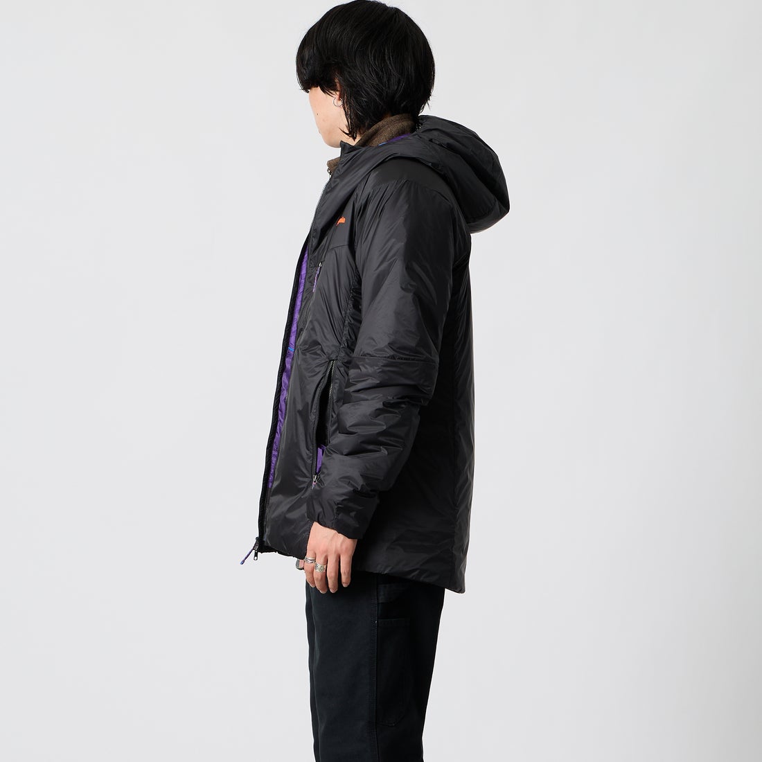 patagonia [パタゴニア] メンズ DASパーカー [85350] BLKP &&モデル身長：177cm 着用サイズ：S&&