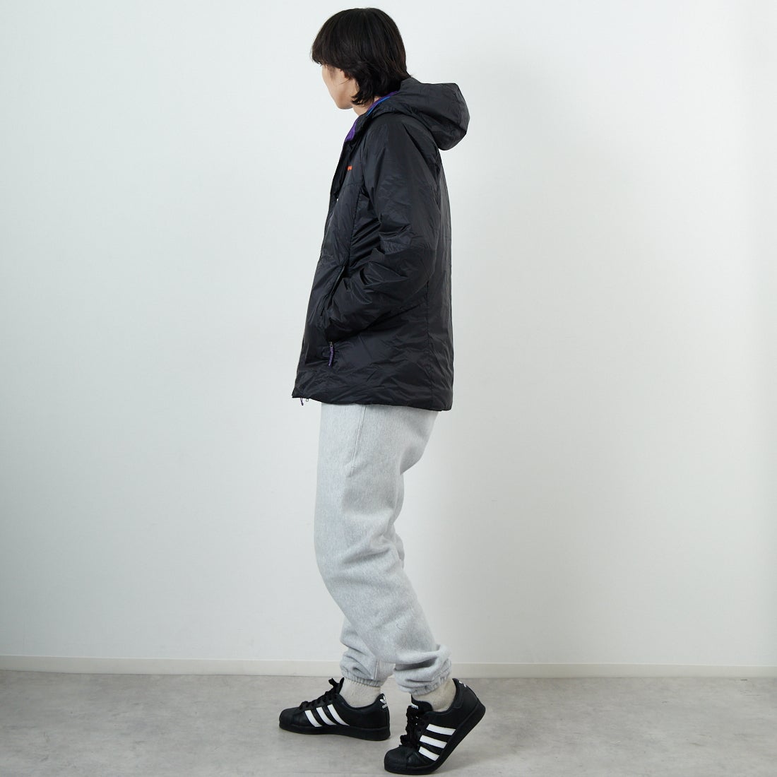 patagonia [パタゴニア] メンズ DASパーカー [85350] BLKP &&モデル身長：179cm 着用サイズ：S&&