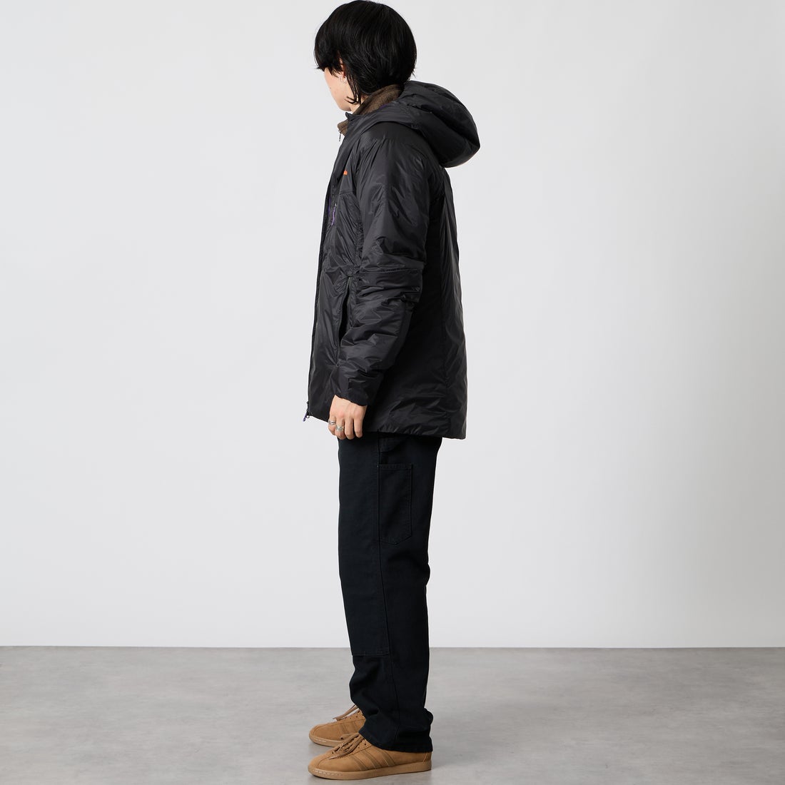 patagonia [パタゴニア] メンズ DASパーカー [85350] BLKP &&モデル身長：177cm 着用サイズ：S&&