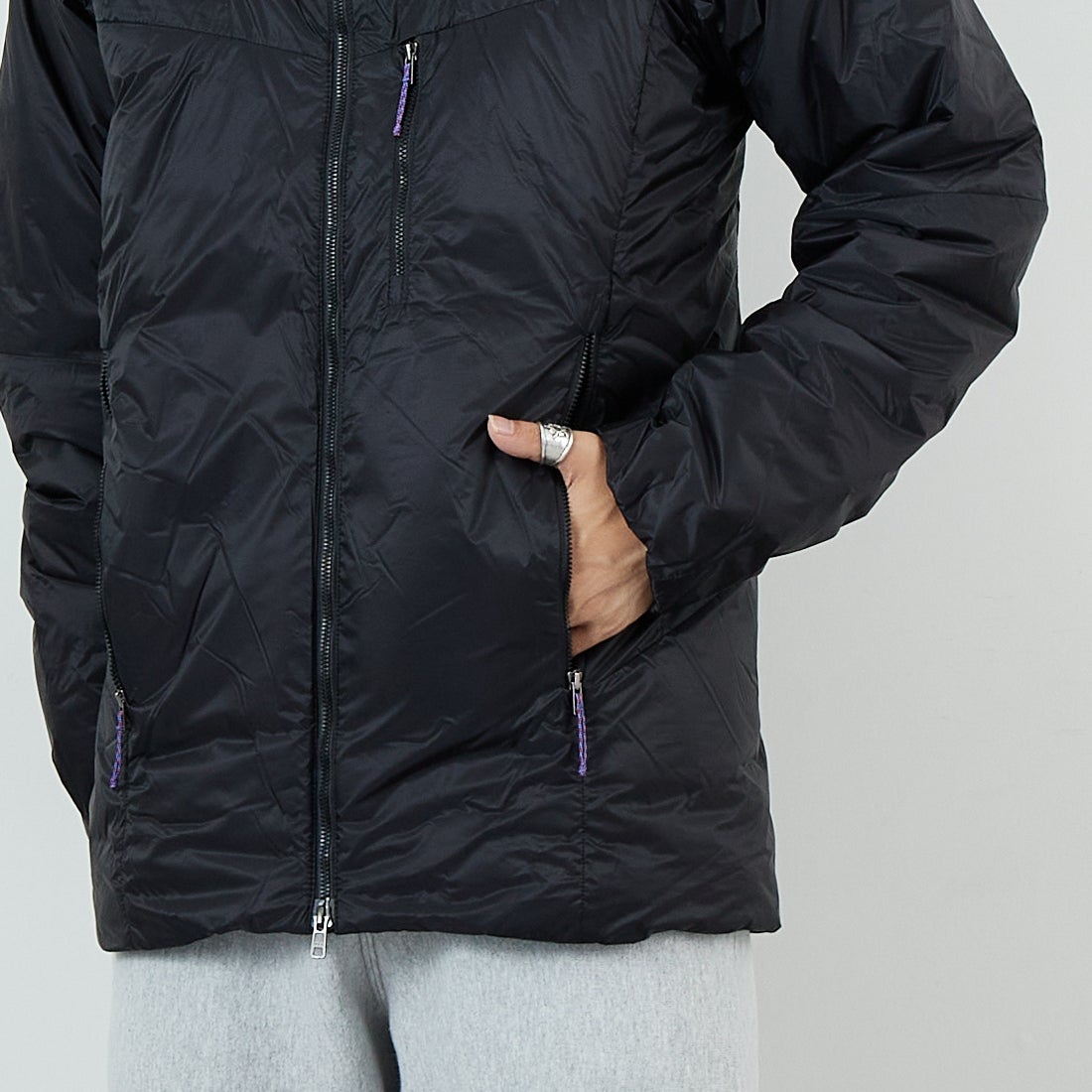 patagonia [パタゴニア] メンズ DASパーカー [85350] BLKP &&モデル身長：179cm 着用サイズ：S&&